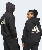 ADIDAS ADIDAS Basketball Fleece Hoodie - Black