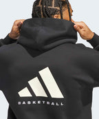 ADIDAS ADIDAS Basketball Fleece Hoodie - Black