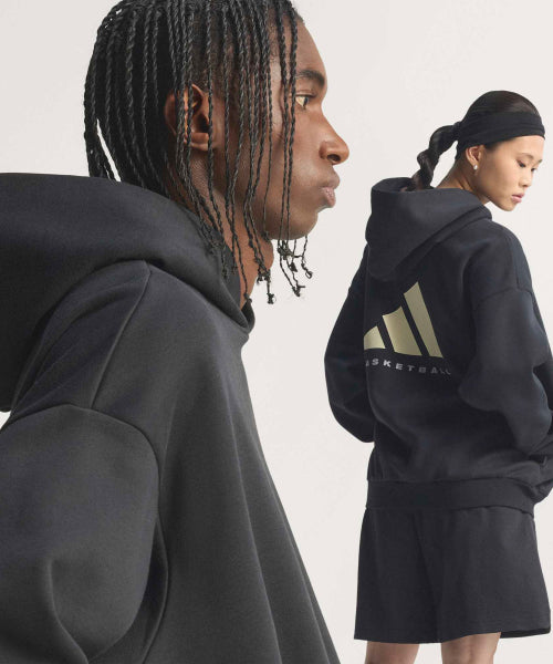 ADIDAS ADIDAS Basketball Fleece Hoodie - Black