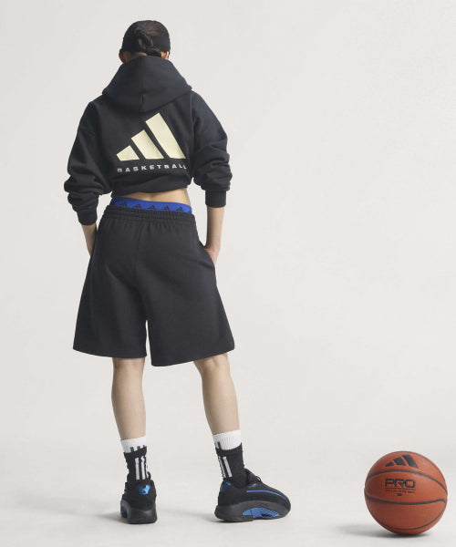 ADIDAS ADIDAS Basketball Fleece Hoodie - Black