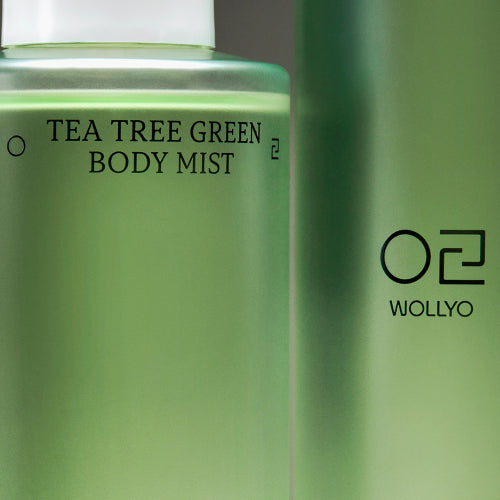 WOLLYO Raw Material Workshop Tea Tree Green Body Care 2-piece Gift Set (Body Wash + Body Mist)