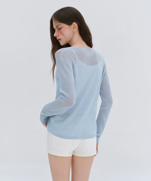 MUSINSA STANDARD WOMAN MUSINSA STANDARD WOMAN Women's Knitwear Cloudy Blue