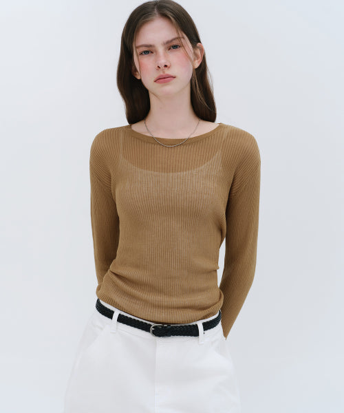 MUSINSA STANDARD WOMAN MUSINSA STANDARD WOMAN Women's Knitwear Light Brown