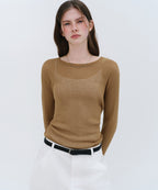 MUSINSA STANDARD WOMAN MUSINSA STANDARD WOMAN Women's Knitwear Light Brown