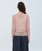 MUSINSA STANDARD WOMAN MUSINSA STANDARD WOMAN Women's Knitwear V-Neck Sheer [Indian Pink]