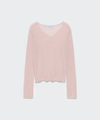 MUSINSA STANDARD WOMAN MUSINSA STANDARD WOMAN Women's Knitwear V-Neck Sheer [Indian Pink]