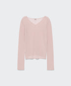 MUSINSA STANDARD WOMAN MUSINSA STANDARD WOMAN Women's Knitwear V-Neck Sheer [Indian Pink]
