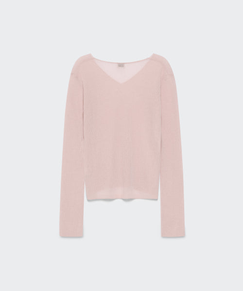 MUSINSA STANDARD WOMAN MUSINSA STANDARD WOMAN Women's Knitwear V-Neck Sheer [Indian Pink]
