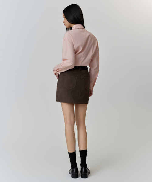 MUSINSA STANDARD WOMAN MUSINSA STANDARD WOMAN Women's RN Cinched Shirt [Rose Water]