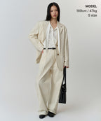 MUSINSA STANDARD WOMAN MUSINSA STANDARD WOMAN Women's Scarf Tie Blouse [Ivory]
