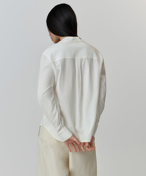 MUSINSA STANDARD WOMAN MUSINSA STANDARD WOMAN Women's Scarf Tie Blouse [Ivory]