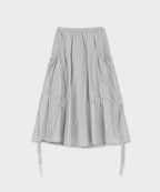 MUSINSA STANDARD WOMAN MUSINSA STANDARD WOMAN Women's Nylon Ruched Long Skirt (Size M)