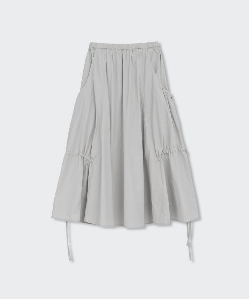 MUSINSA STANDARD WOMAN MUSINSA STANDARD WOMAN Women's Nylon Ruched Long Skirt (Size M)