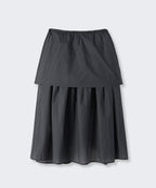MUSINSA STANDARD WOMAN MUSINSA STANDARD WOMAN Women's Sheer Nylon Pleated Long Skirt [Gray]