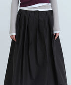 MUSINSA STANDARD WOMAN MUSINSA STANDARD WOMAN Women's Sheer Nylon Pleated Long Skirt [Size]