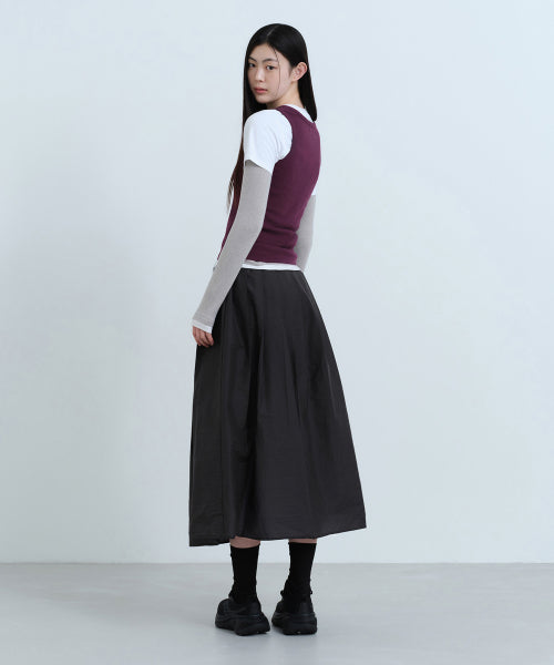 MUSINSA STANDARD WOMAN MUSINSA STANDARD WOMAN Women's Sheer Nylon Pleated Long Skirt [Size]
