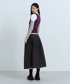 MUSINSA STANDARD WOMAN MUSINSA STANDARD WOMAN Women's Sheer Nylon Pleated Long Skirt [Size]