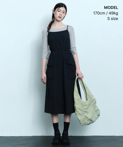 MUSINSA STANDARD WOMAN MUSINSA STANDARD WOMAN Women's Cargo Dress [Black]