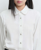 MUSINSA STANDARD WOMAN MUSINSA STANDARD WOMAN Lace Trim Shirt (Size)