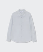 MUSINSA STANDARD WOMAN MUSINSA STANDARD WOMAN Relaxed Sheer Shirt Light Blue