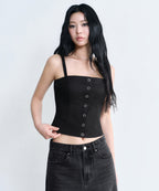 MUSINSA STANDARD WOMAN Bustier Top for Women - Black