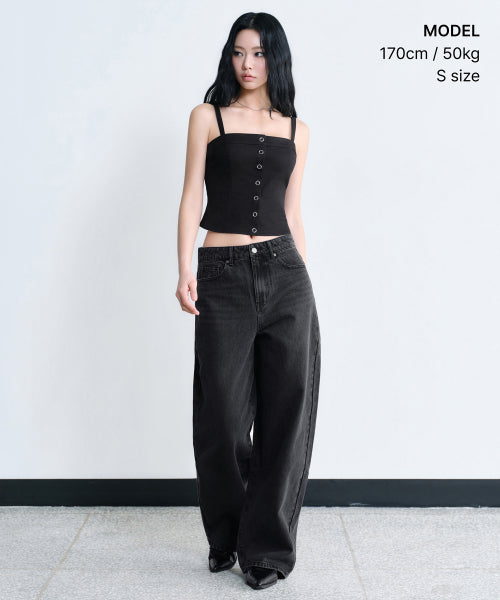 MUSINSA STANDARD WOMAN Bustier Top for Women - Black