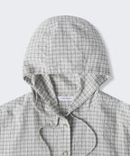 MUSINSA STANDARD WOMAN MUSINSA STANDARD WOMAN Women's Check Hooded Shirt Jacket [Light Beige]