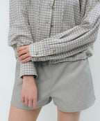 MUSINSA STANDARD WOMAN MUSINSA STANDARD WOMAN Women's Check Hooded Shirt Jacket [Light Beige]