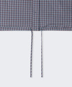MUSINSA STANDARD WOMAN MUSINSA STANDARD WOMAN Women's Check Hooded Shirt Jacket [Dusty Blue]