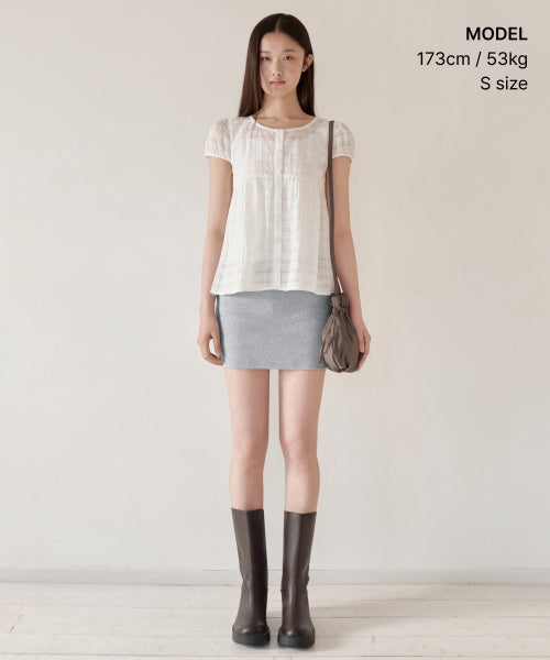 MUSINSA STANDARD WOMAN MUSINSA STANDARD WOMAN Babydoll Blouse White