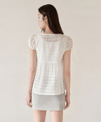 MUSINSA STANDARD WOMAN MUSINSA STANDARD WOMAN Babydoll Blouse White