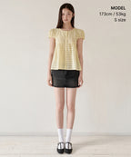 MUSINSA STANDARD WOMAN MUSINSA STANDARD WOMAN Babydoll Blouse Lemon
