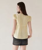 MUSINSA STANDARD WOMAN MUSINSA STANDARD WOMAN Babydoll Blouse Lemon