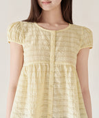 MUSINSA STANDARD WOMAN MUSINSA STANDARD WOMAN Babydoll Blouse Lemon