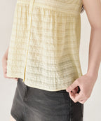 MUSINSA STANDARD WOMAN MUSINSA STANDARD WOMAN Babydoll Blouse Lemon