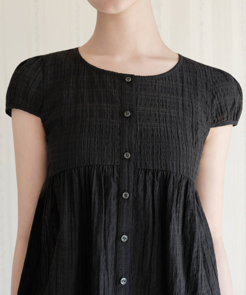 MUSINSA STANDARD WOMAN MUSINSA STANDARD WOMAN Babydoll Blouse Black
