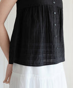 MUSINSA STANDARD WOMAN MUSINSA STANDARD WOMAN Babydoll Blouse Black
