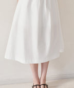 MUSINSA STANDARD WOMAN MUSINSA STANDARD WOMAN Women's Poplin Sleeveless Long Dress [White]