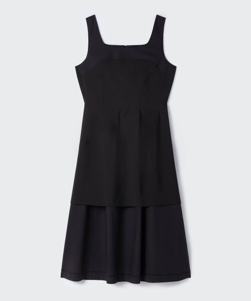 MUSINSA STANDARD WOMAN MUSINSA STANDARD WOMAN Women's Poplin Sleeveless Long Dress (Black)