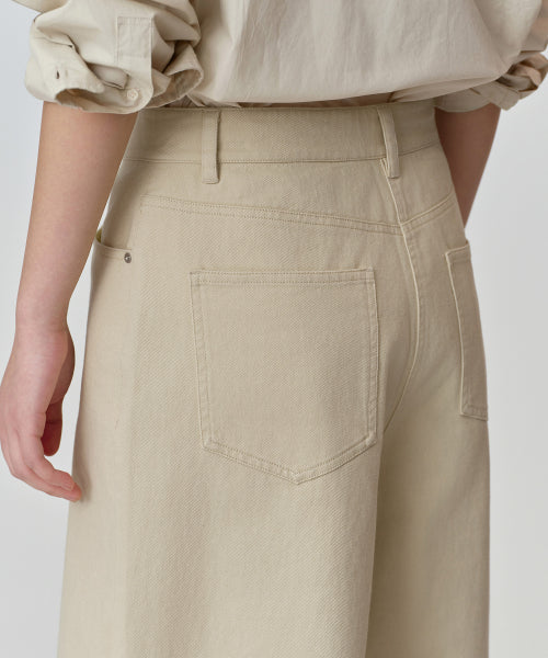MUSINSA STANDARD WOMAN MUSINSA STANDARD WOMAN Women's Cotton Extra Wide Pants (Light Beige)