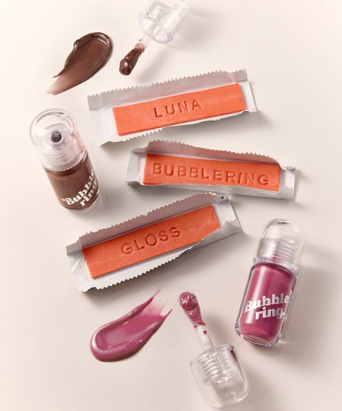 LUNA LUNA Lip Tint Bubbling Gum Gloss 2PACK