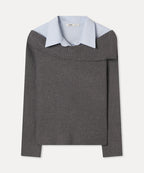 MIXXO MIXXO Off-shoulder Shirt Pullover C