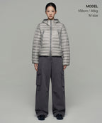 MUSINSA STANDARD WOMAN MUSINSA STANDARD WOMAN Padded Jacket Light Gray