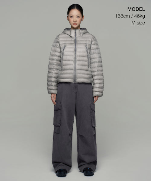 MUSINSA STANDARD WOMAN MUSINSA STANDARD WOMAN Padded Jacket Light Gray