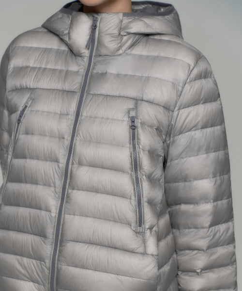 MUSINSA STANDARD WOMAN MUSINSA STANDARD WOMAN Padded Jacket Light Gray