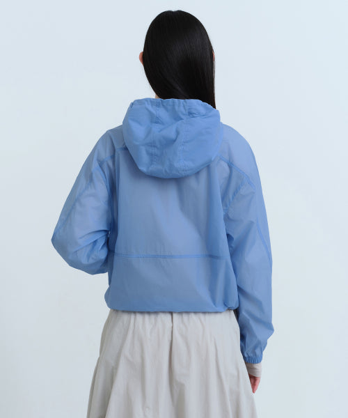 MUSINSA STANDARD WOMAN MUSINSA STANDARD WOMAN Women's Sheer Hooded Windbreaker Jacket (Size L)