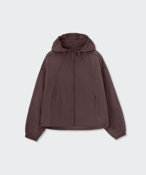 MUSINSA STANDARD WOMAN MUSINSA STANDARD WOMAN Women's Sheer Hooded Windbreaker Jacket Smoke Pink