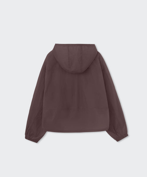 MUSINSA STANDARD WOMAN MUSINSA STANDARD WOMAN Women's Sheer Hooded Windbreaker Jacket Smoke Pink