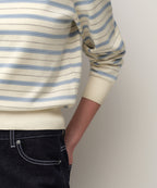 MUSINSA STANDARD WOMAN MUSINSA STANDARD WOMAN Women's Multi-Stripe Crew Neck Knit [Cream]