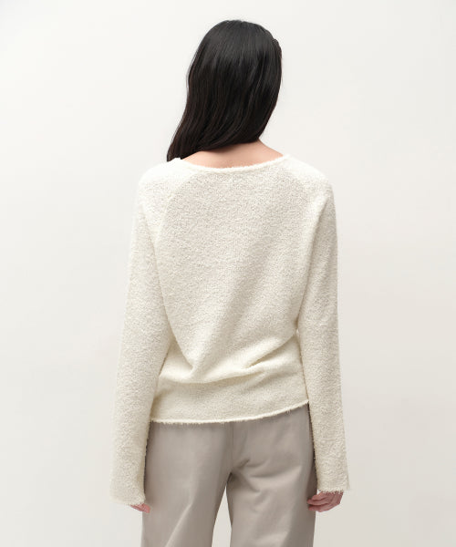 MUSINSA STANDARD WOMAN MUSINSA STANDARD WOMAN Women's Fluffy Boat Neck Knit [Size]